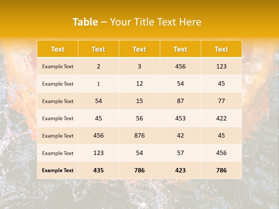 Grapefruit Ripe Close Up PowerPoint Template