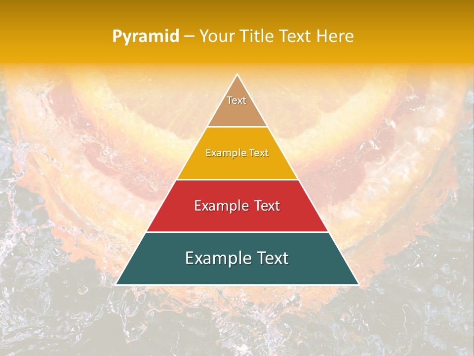 Grapefruit Ripe Close Up PowerPoint Template