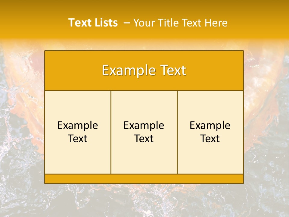 Grapefruit Ripe Close Up PowerPoint Template