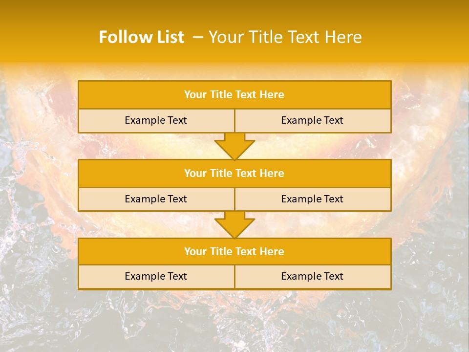 Grapefruit Ripe Close Up PowerPoint Template