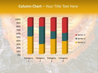 Grapefruit Ripe Close Up PowerPoint Template