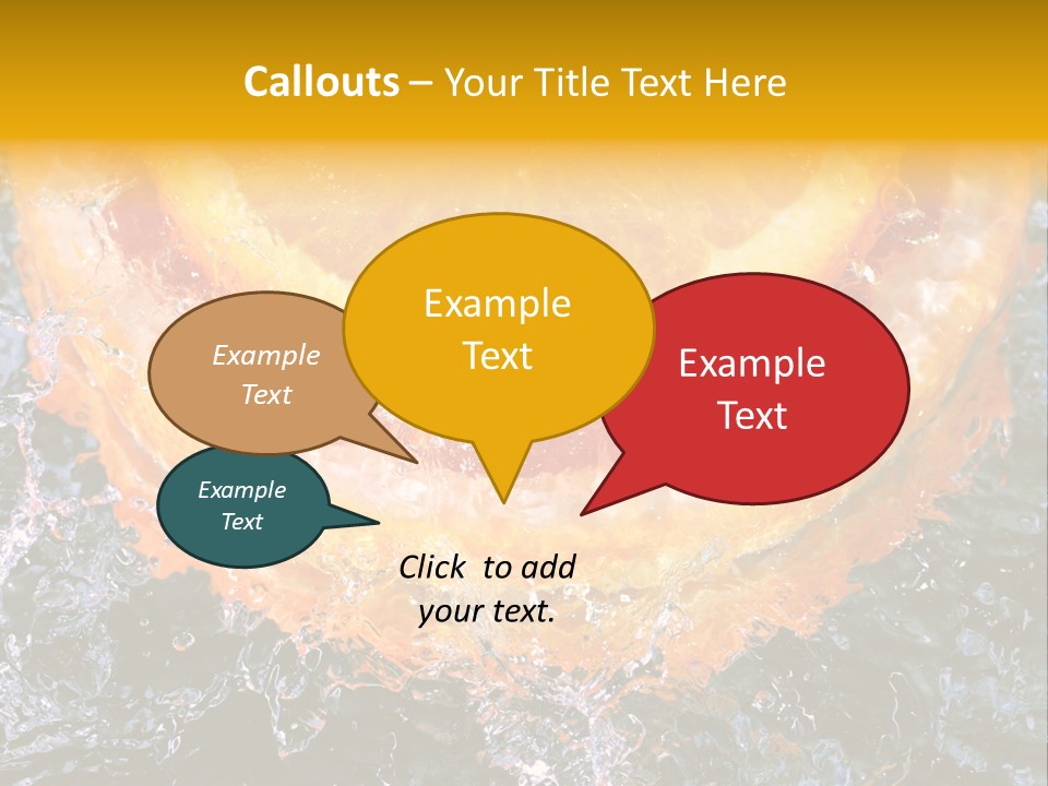 Grapefruit Ripe Close Up PowerPoint Template