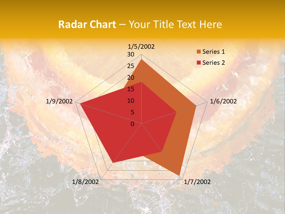 Grapefruit Ripe Close Up PowerPoint Template
