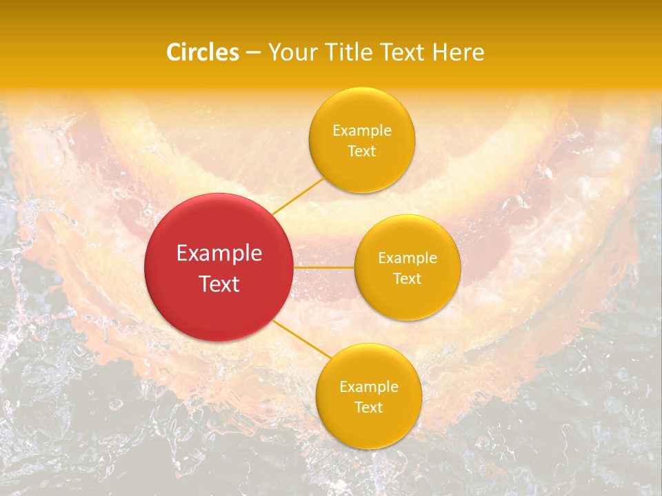 Grapefruit Ripe Close Up PowerPoint Template