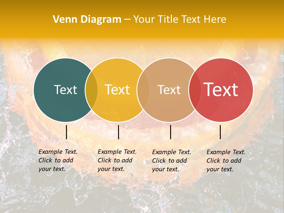 Grapefruit Ripe Close Up PowerPoint Template