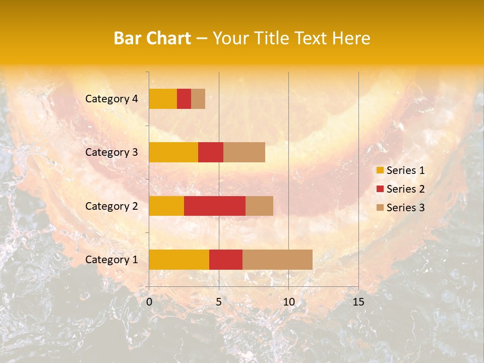 Grapefruit Ripe Close Up PowerPoint Template