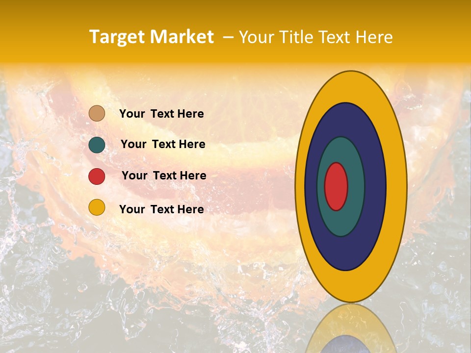 Grapefruit Ripe Close Up PowerPoint Template