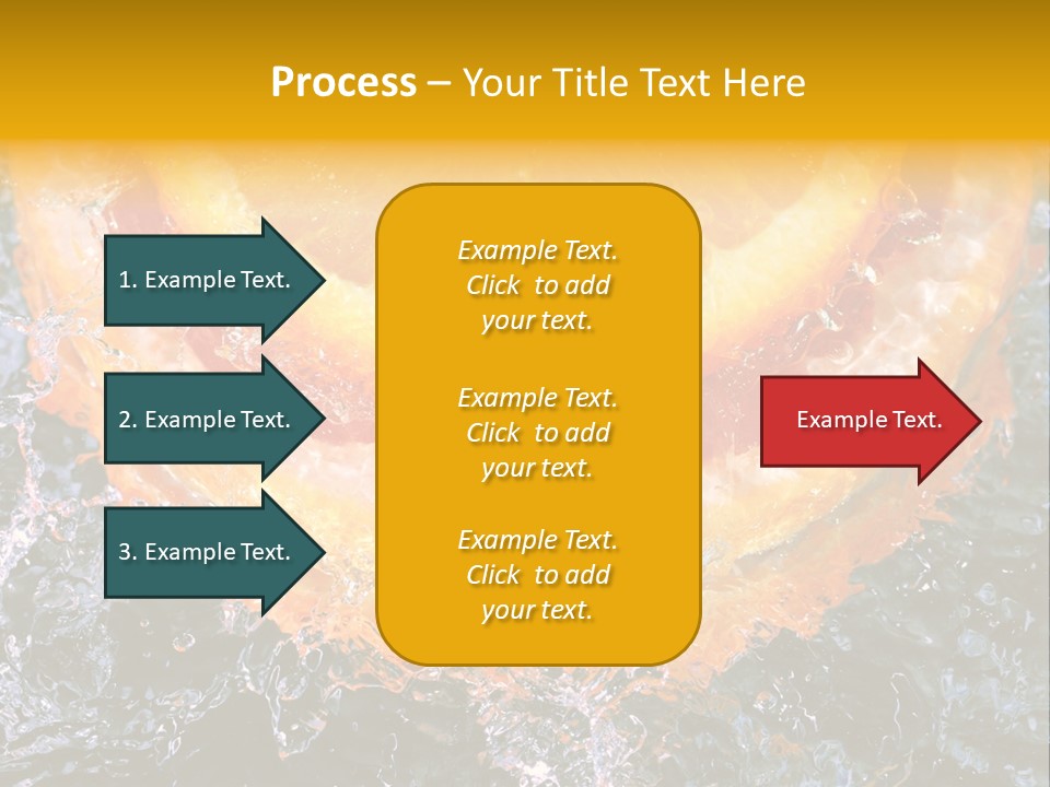Grapefruit Ripe Close Up PowerPoint Template