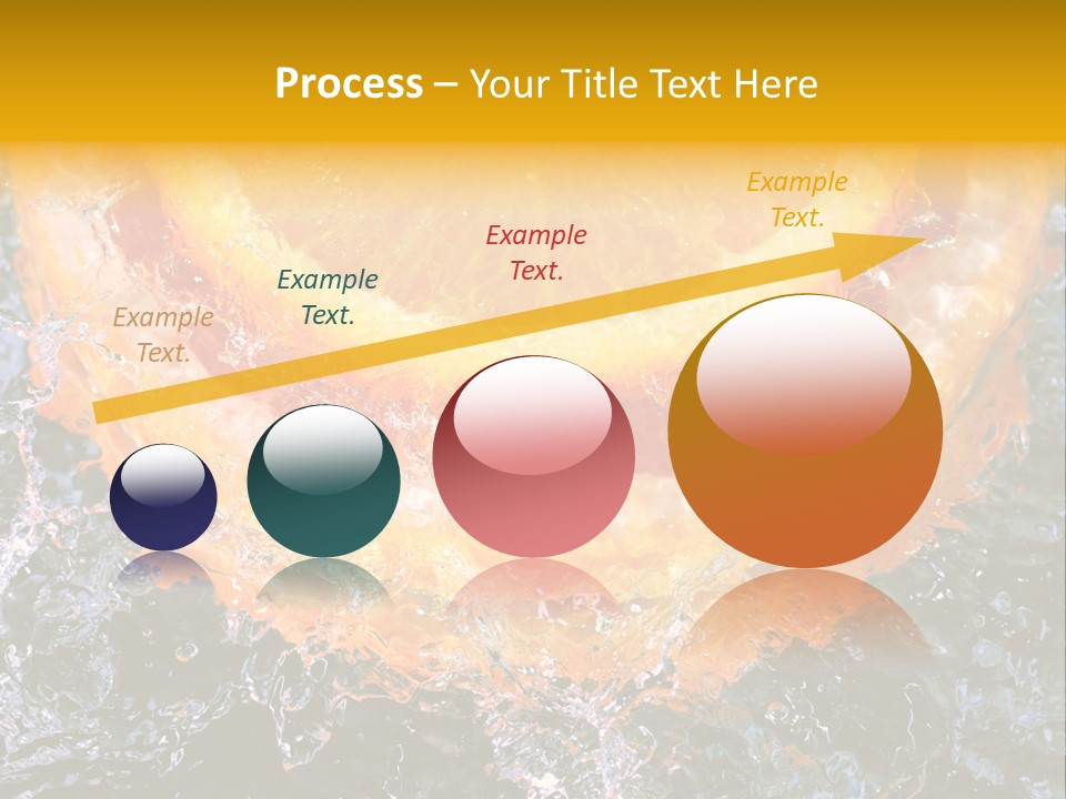Grapefruit Ripe Close Up PowerPoint Template