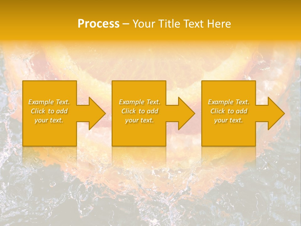 Grapefruit Ripe Close Up PowerPoint Template