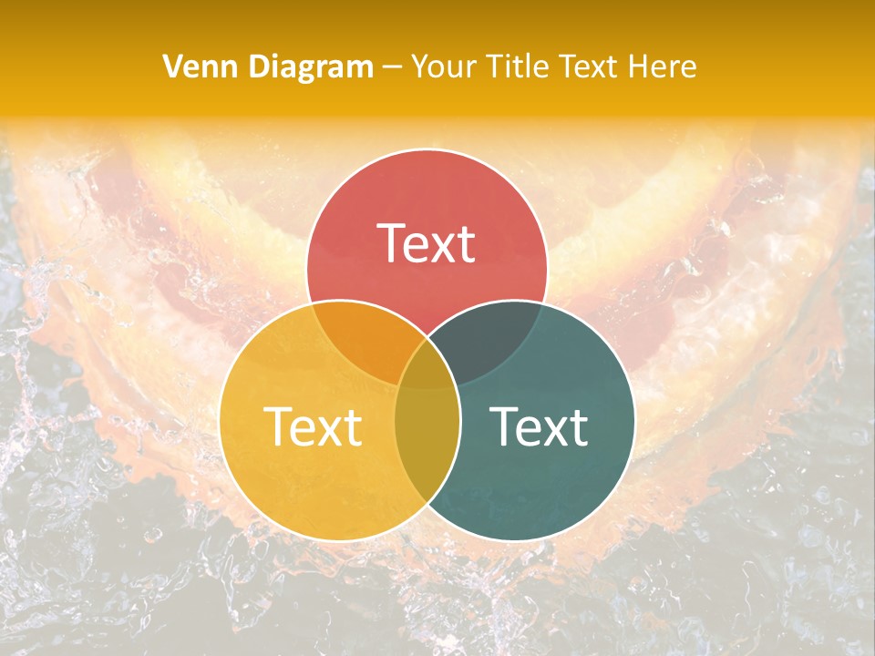 Grapefruit Ripe Close Up PowerPoint Template