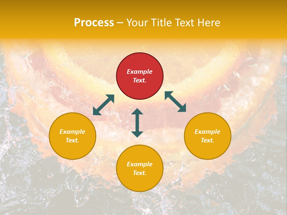Grapefruit Ripe Close Up PowerPoint Template