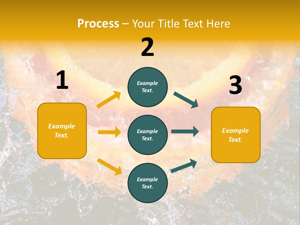 Grapefruit Ripe Close Up PowerPoint Template