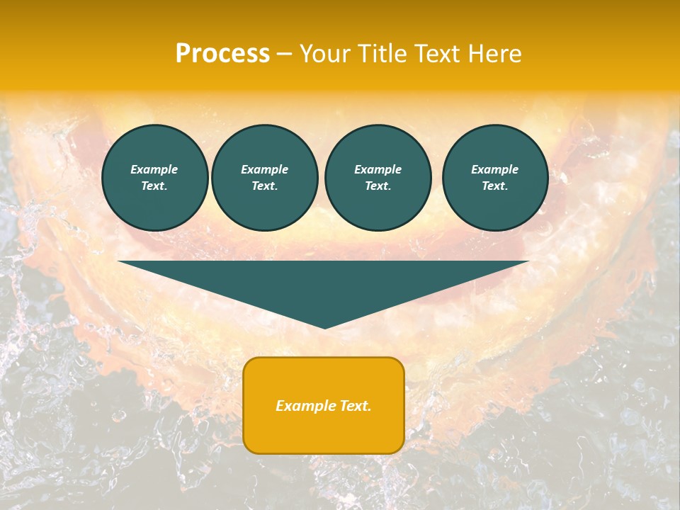 Grapefruit Ripe Close Up PowerPoint Template