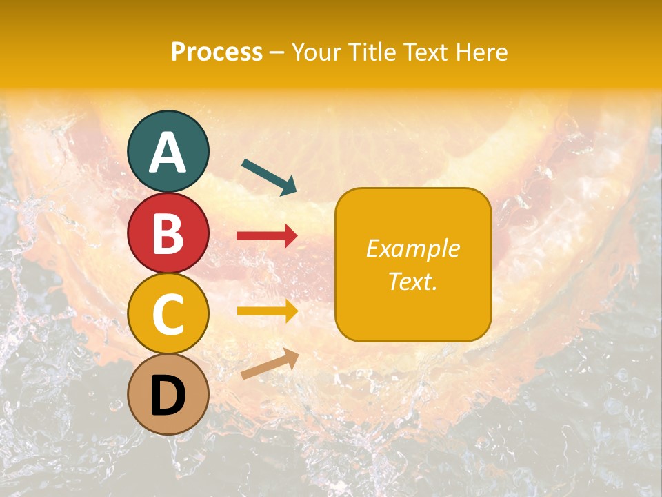 Grapefruit Ripe Close Up PowerPoint Template