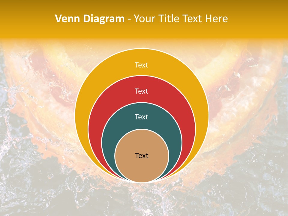 Grapefruit Ripe Close Up PowerPoint Template