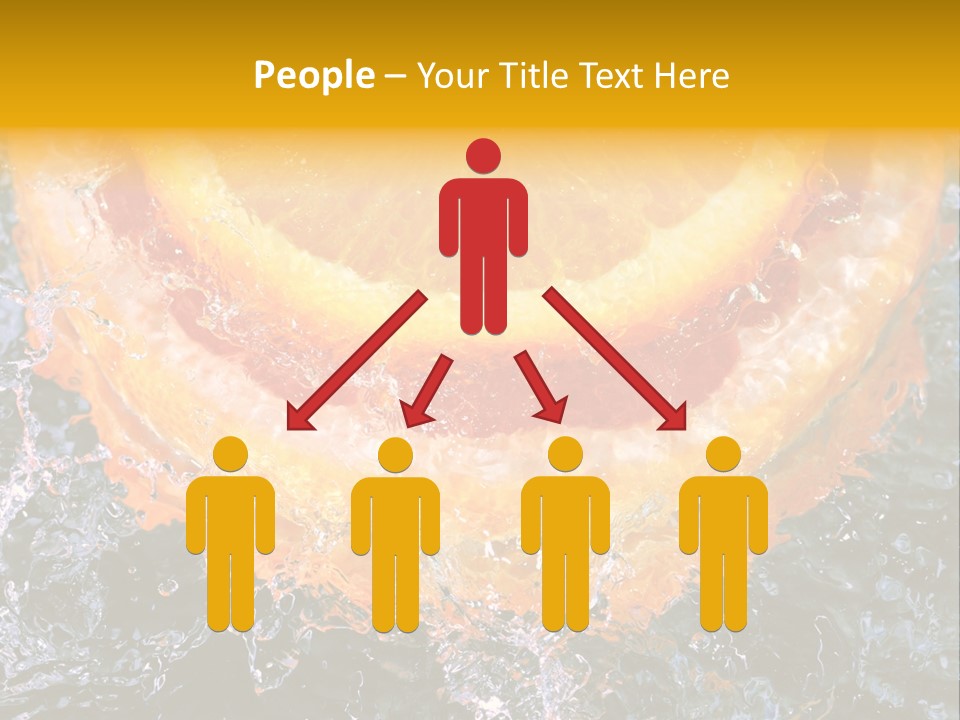 Grapefruit Ripe Close Up PowerPoint Template