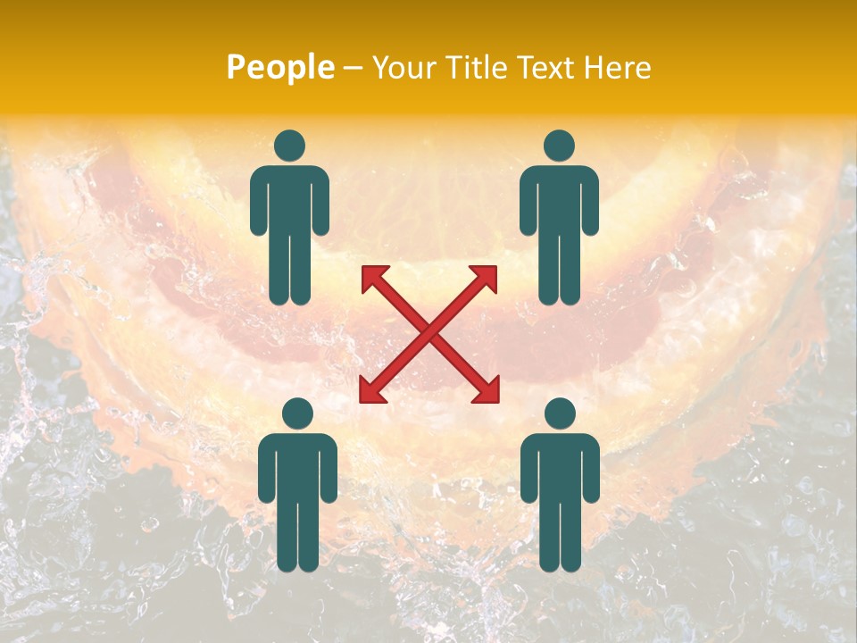 Grapefruit Ripe Close Up PowerPoint Template