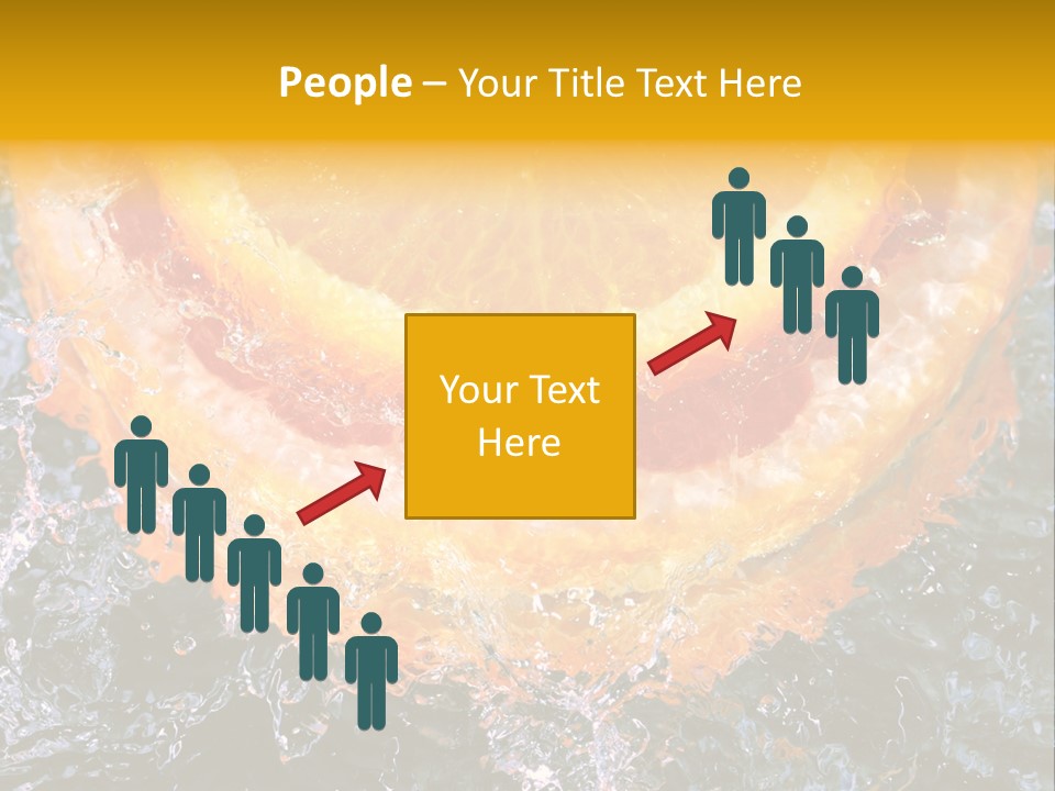 Grapefruit Ripe Close Up PowerPoint Template