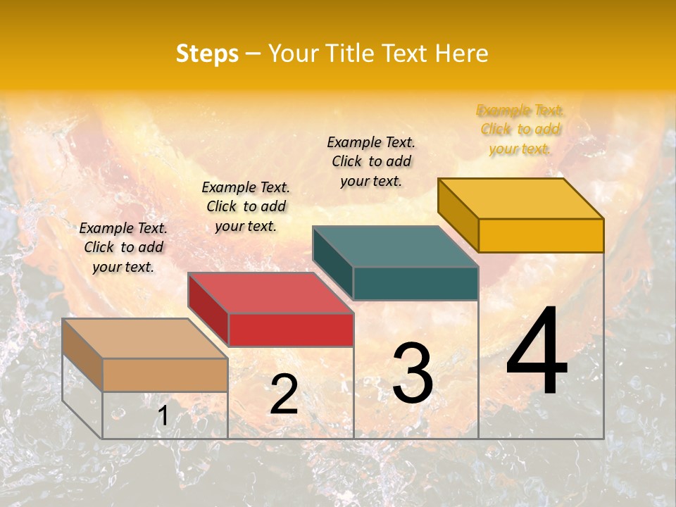 Grapefruit Ripe Close Up PowerPoint Template