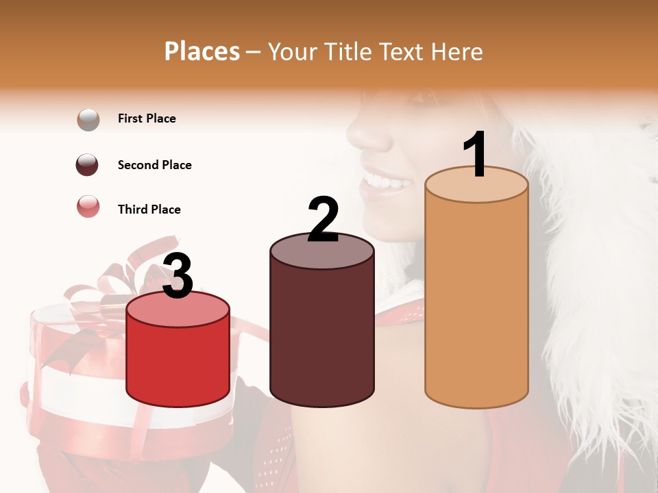 Woman Claus Attractive PowerPoint Template