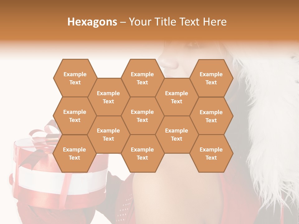 Woman Claus Attractive PowerPoint Template