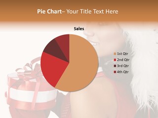 Woman Claus Attractive PowerPoint Template