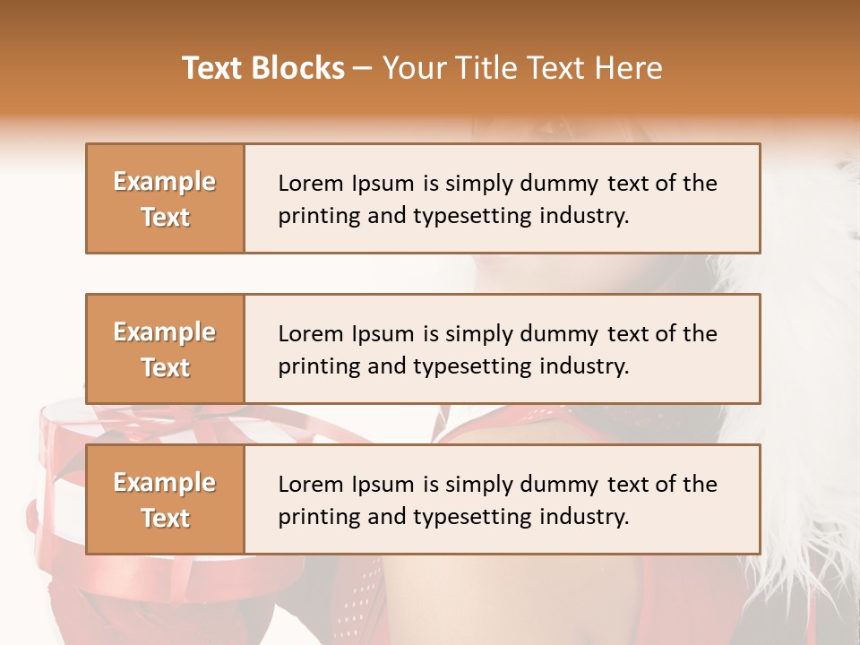 Woman Claus Attractive PowerPoint Template