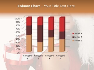 Woman Claus Attractive PowerPoint Template