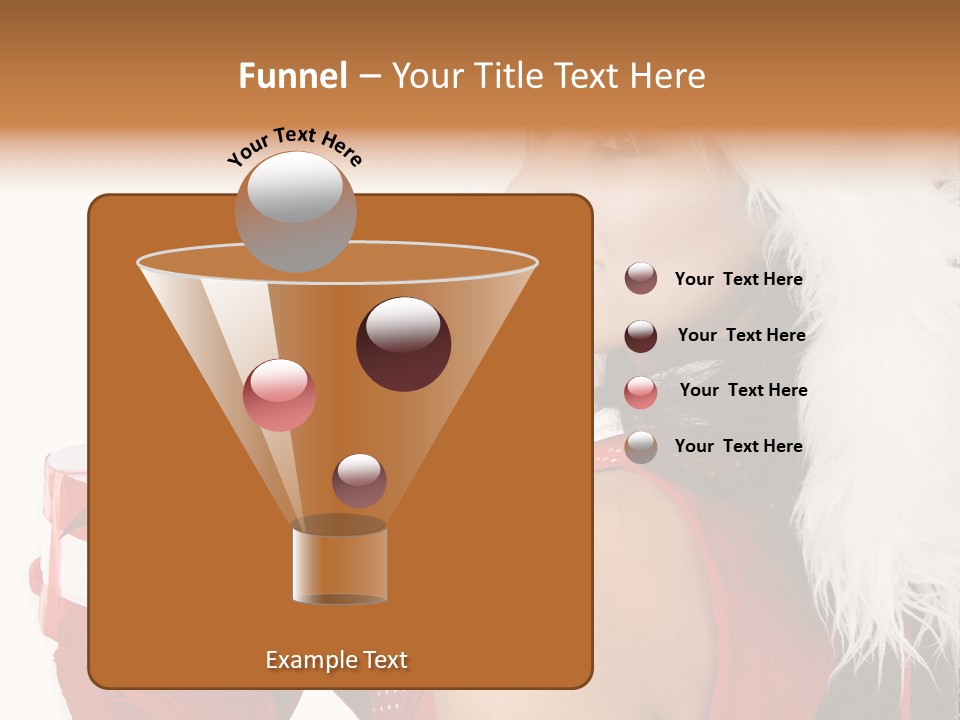 Woman Claus Attractive PowerPoint Template