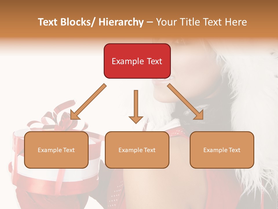 Woman Claus Attractive PowerPoint Template