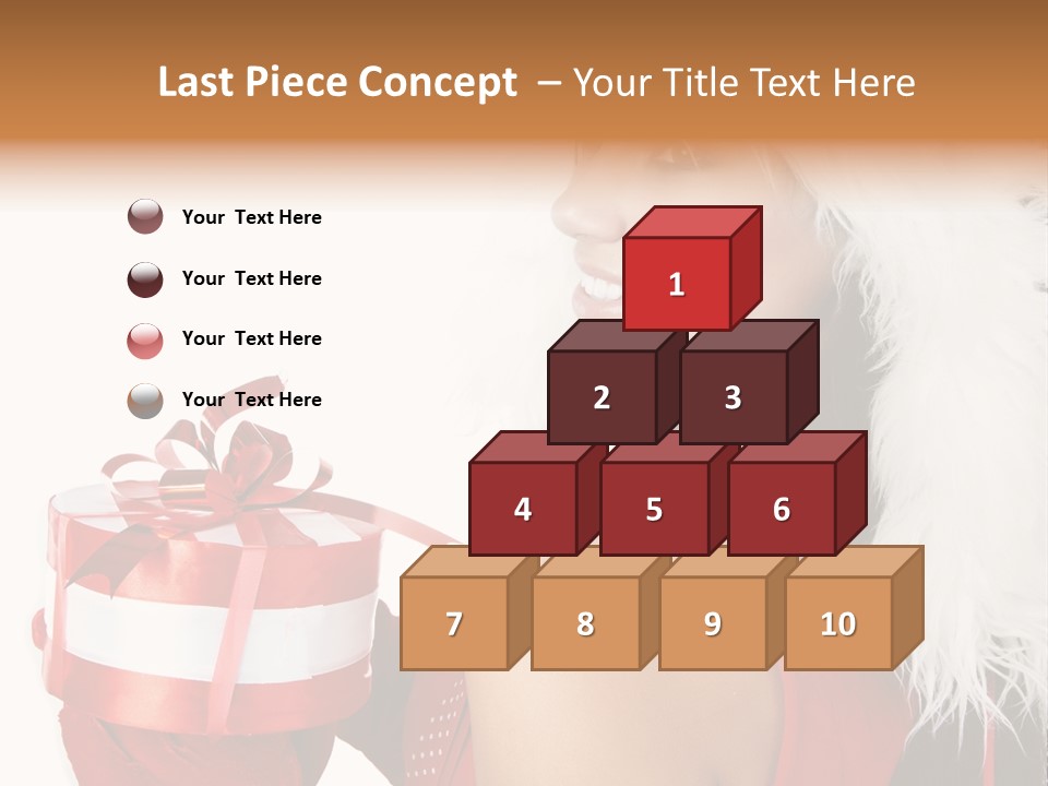 Woman Claus Attractive PowerPoint Template