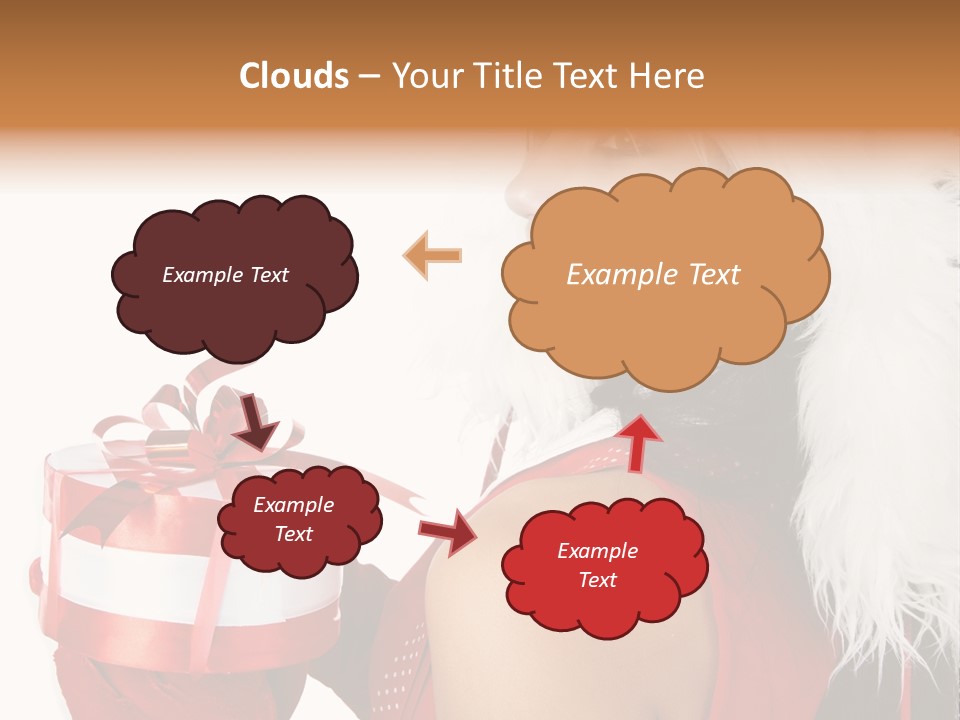 Woman Claus Attractive PowerPoint Template