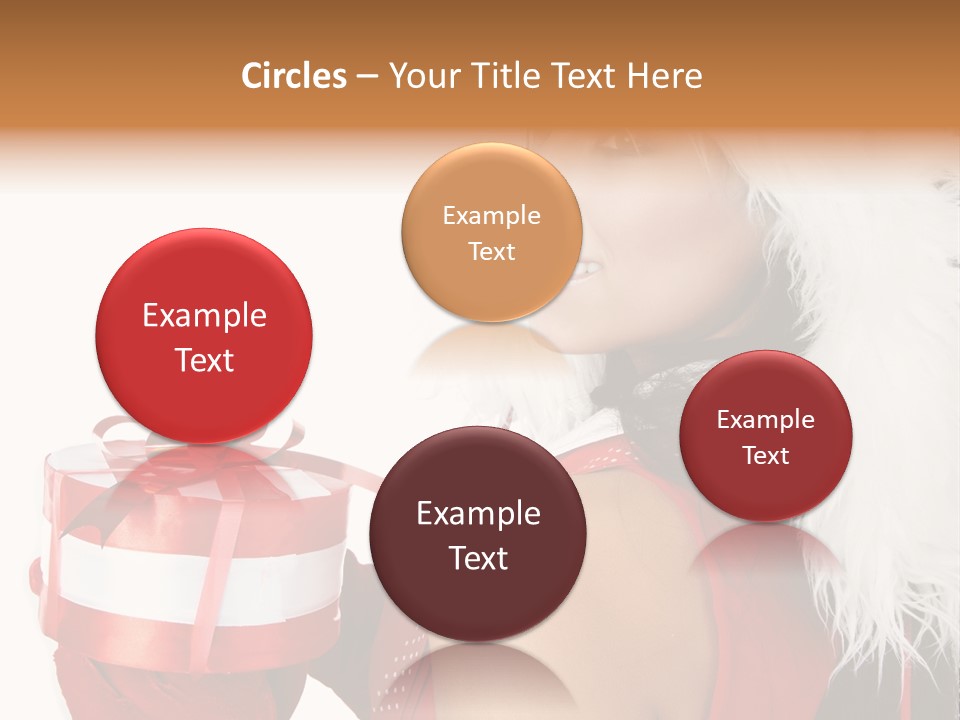 Woman Claus Attractive PowerPoint Template
