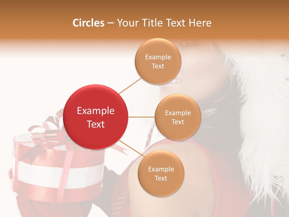 Woman Claus Attractive PowerPoint Template