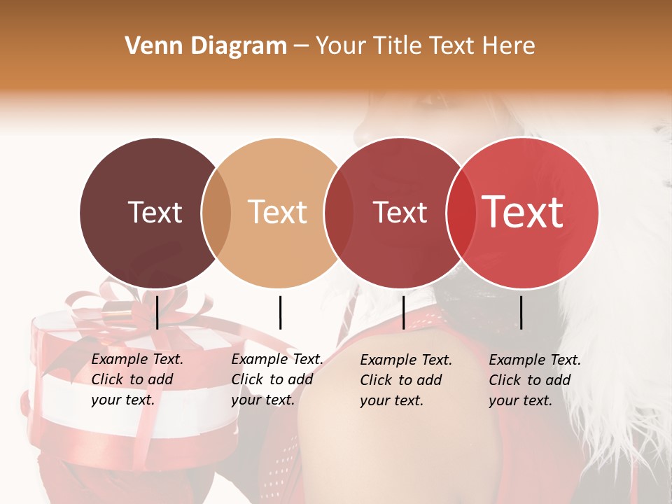 Woman Claus Attractive PowerPoint Template