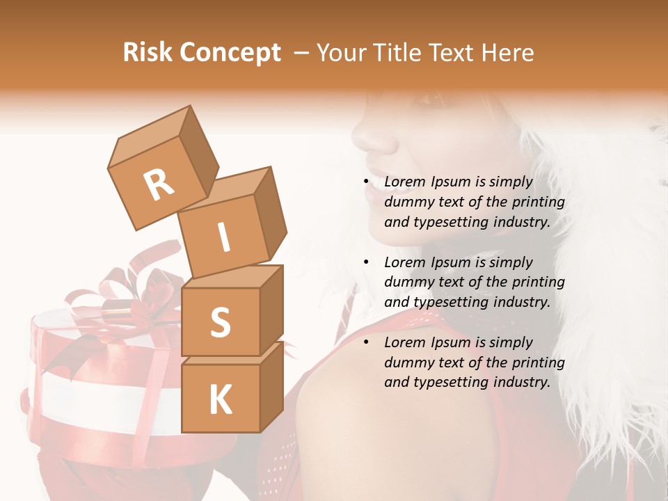 Woman Claus Attractive PowerPoint Template