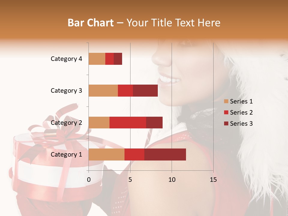 Woman Claus Attractive PowerPoint Template