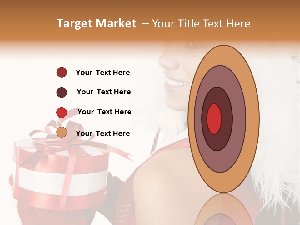 Woman Claus Attractive PowerPoint Template