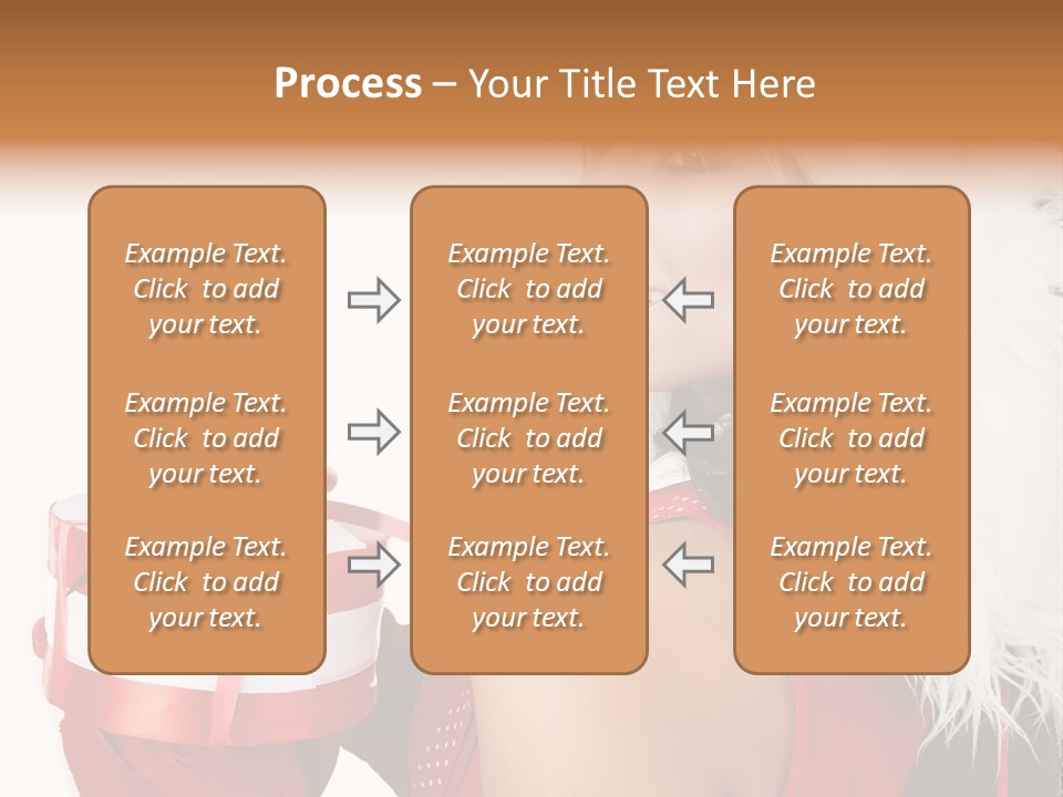 Woman Claus Attractive PowerPoint Template
