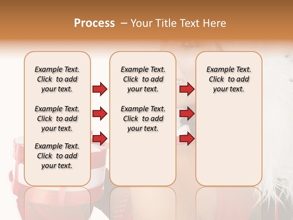 Woman Claus Attractive PowerPoint Template