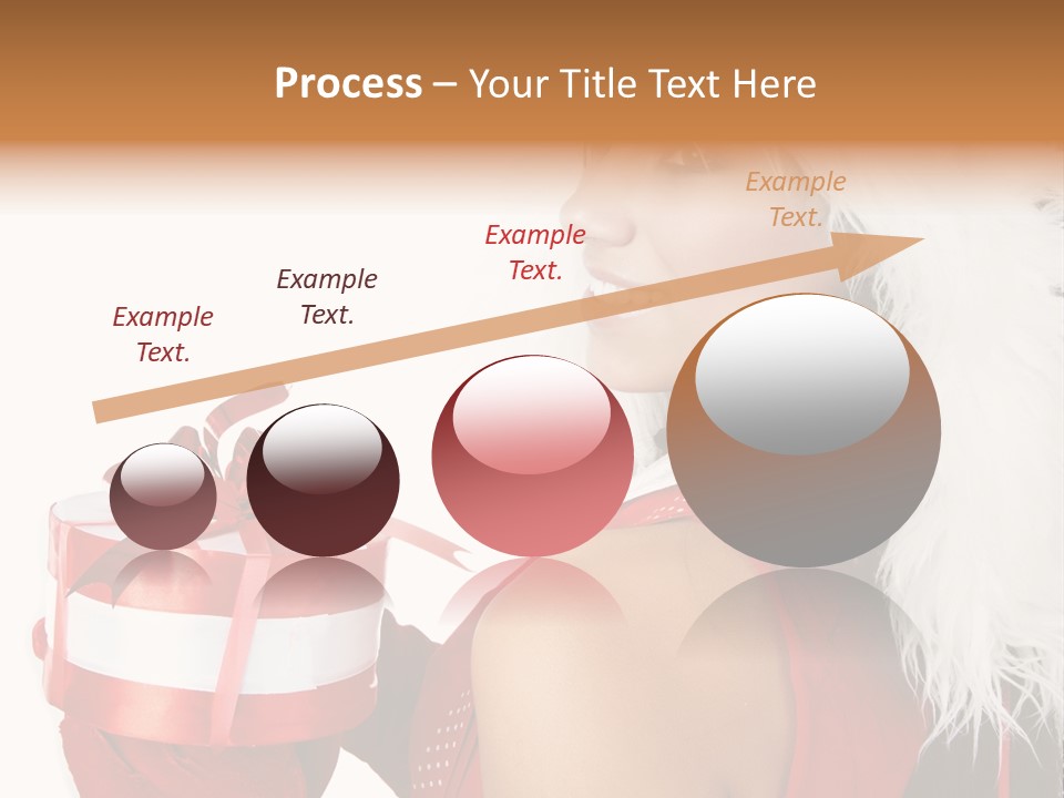 Woman Claus Attractive PowerPoint Template