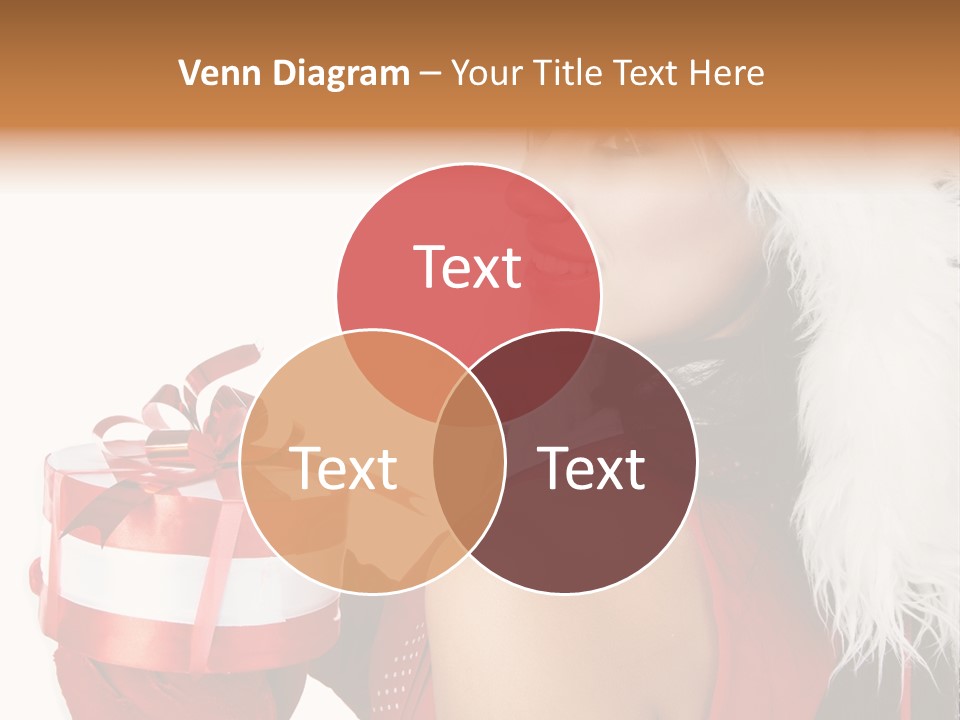 Woman Claus Attractive PowerPoint Template