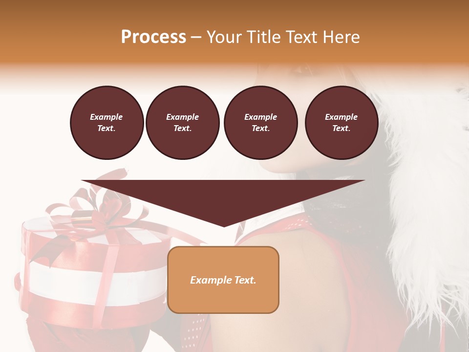 Woman Claus Attractive PowerPoint Template