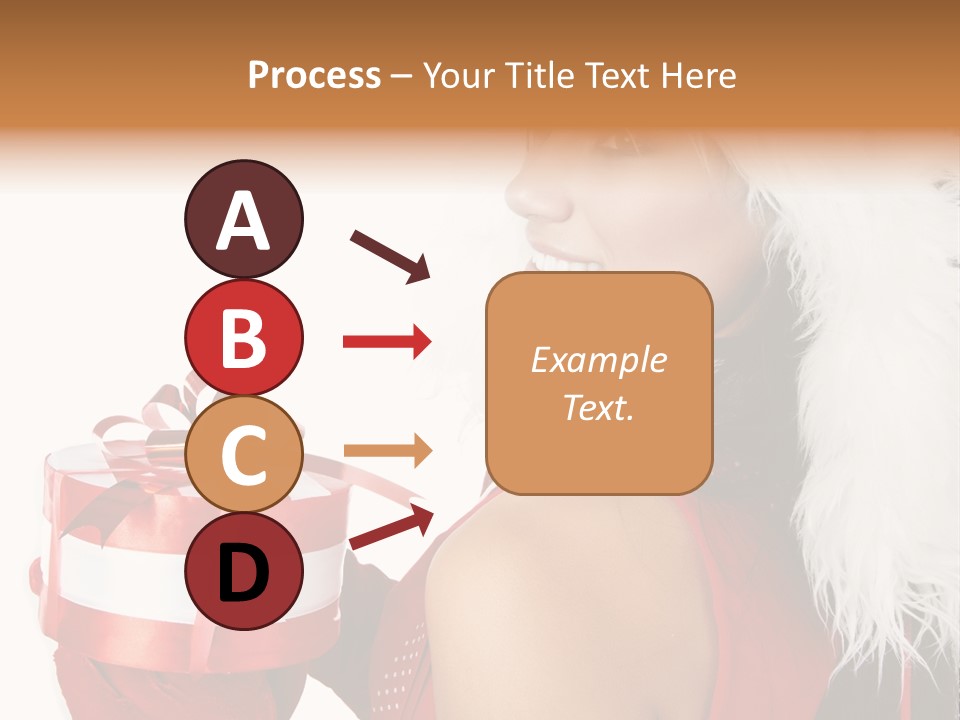 Woman Claus Attractive PowerPoint Template