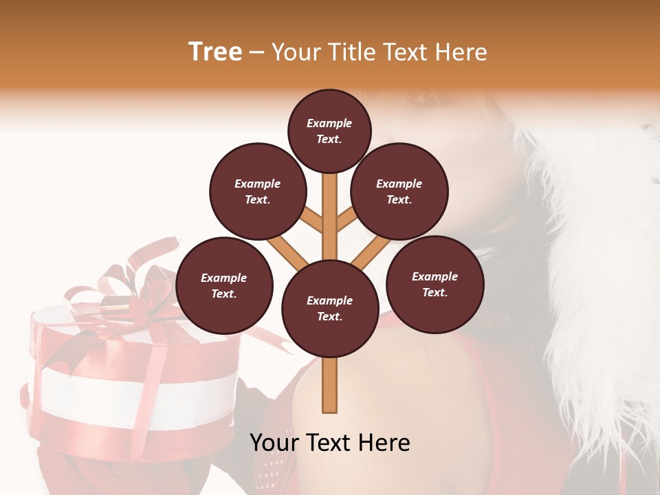 Woman Claus Attractive PowerPoint Template