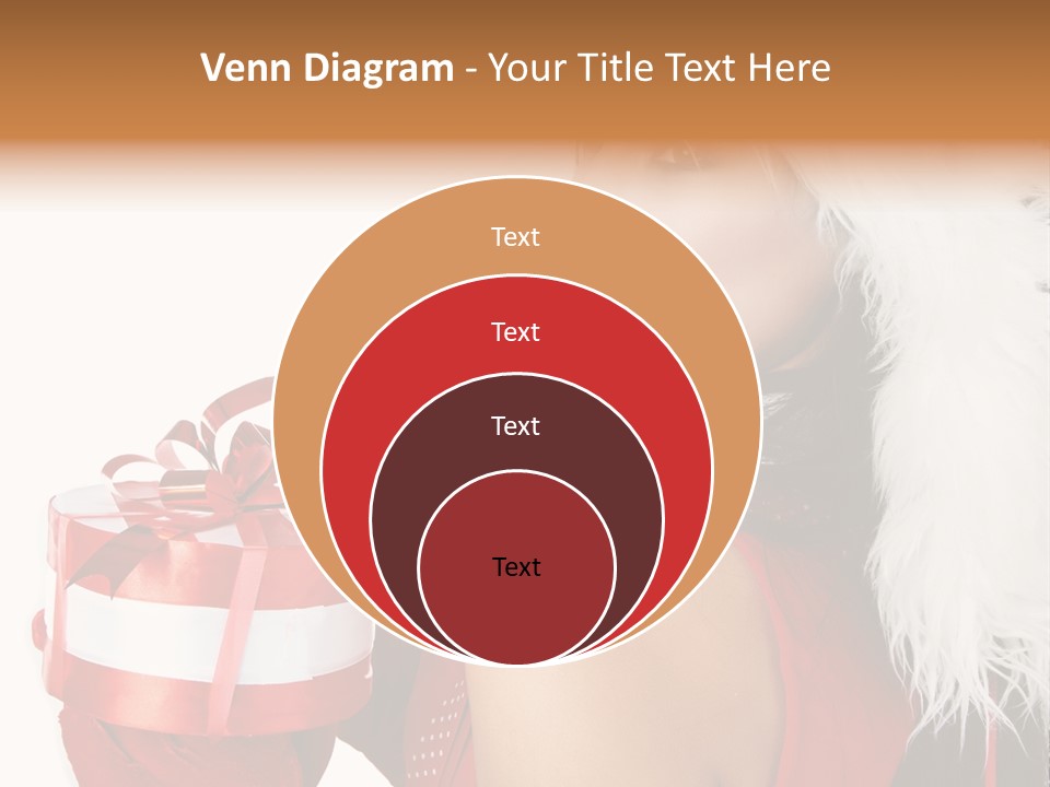 Woman Claus Attractive PowerPoint Template