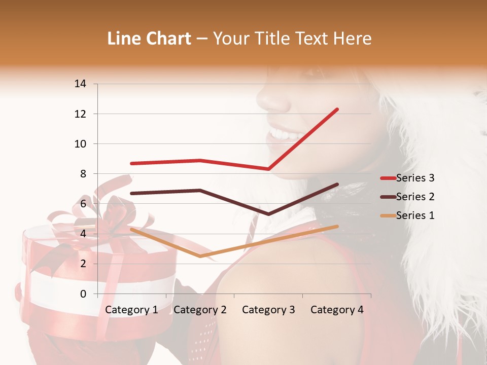 Woman Claus Attractive PowerPoint Template