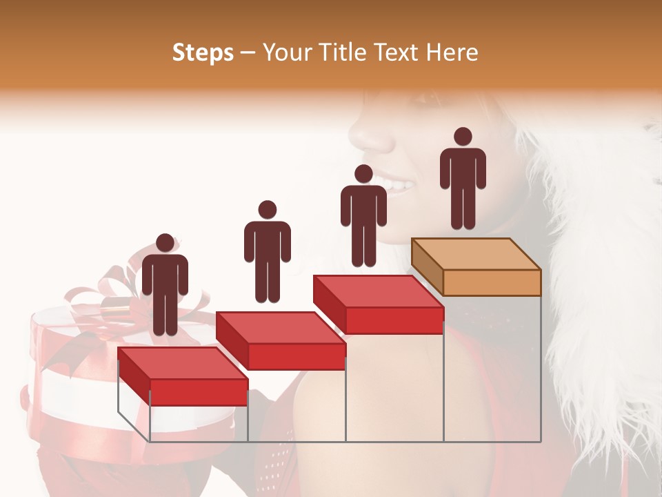 Woman Claus Attractive PowerPoint Template