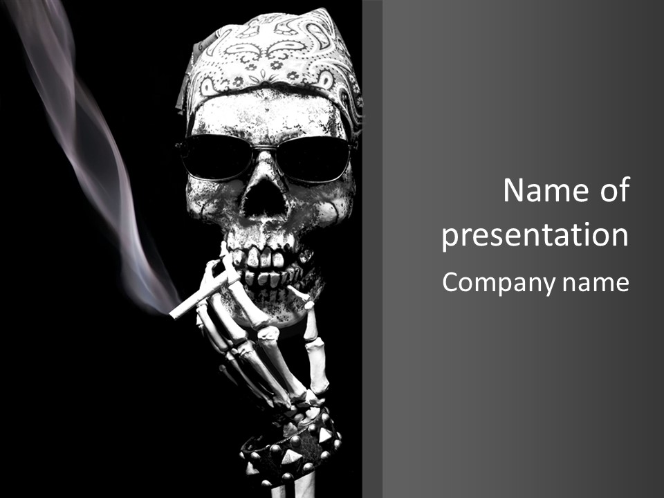 Hand Bad Style PowerPoint Template